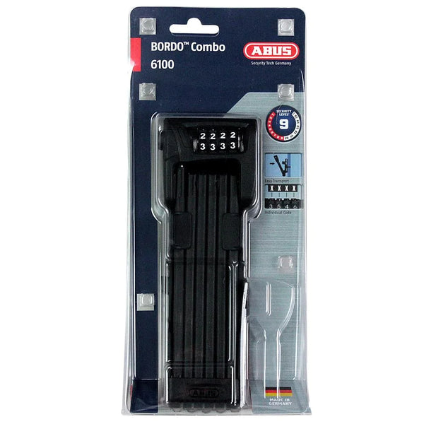 ABUS BORDO Combo 6100/90 Faltschloss, BK SH
