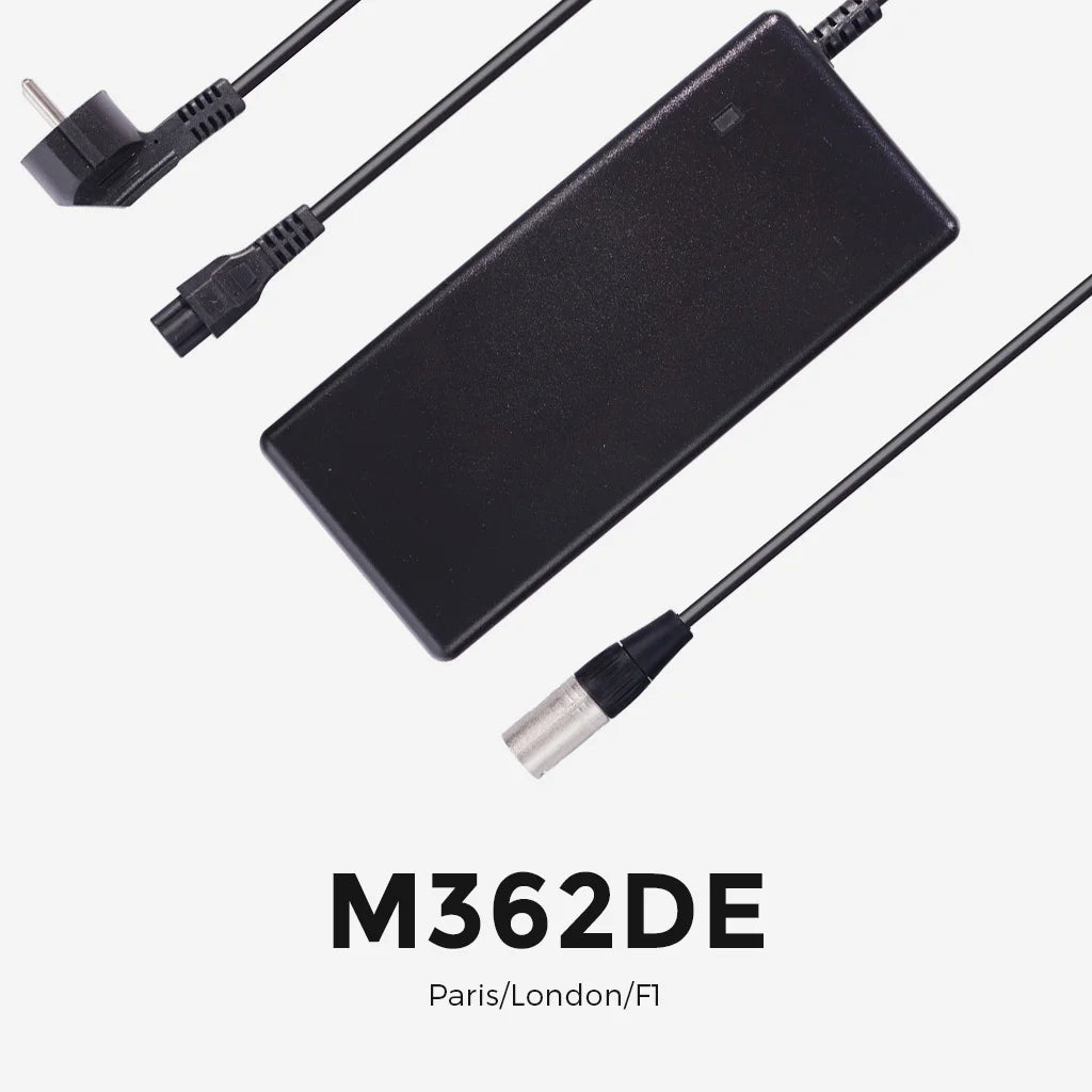 Akku Ladegerät Netzteil 42V 2A M362DE für 36V Pedelec E-Bike etc. XLR-Stecker passend für NCM Paris/London z.B. für