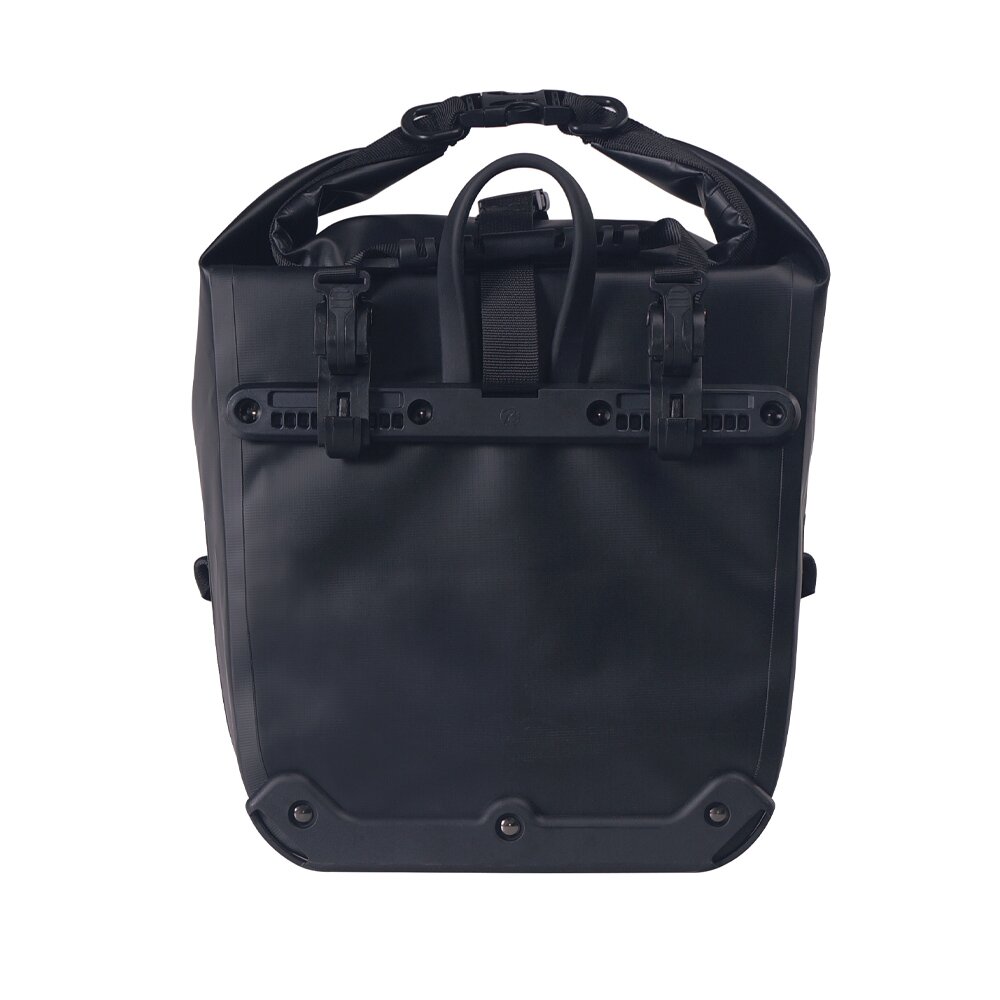 Gepäckträgertasche, NCM, 20L, 24cm*15cm*46cm, 930g, 500D PVC, Wasserschutz IPX4, schwarz