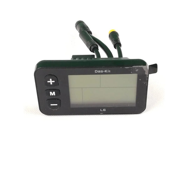 Display, L6BT-UNI, mit Anschluss für Daumengashebel, schwarz