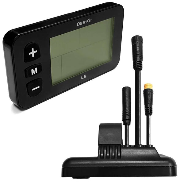 Display, L6BT-UNI, mit Anschluss für Daumengashebel, schwarz