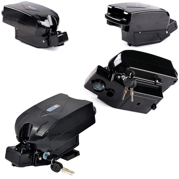 E-Bike Sattelstütze Akku Kit Umbausatz, inkl. Halterung & Ladegerät