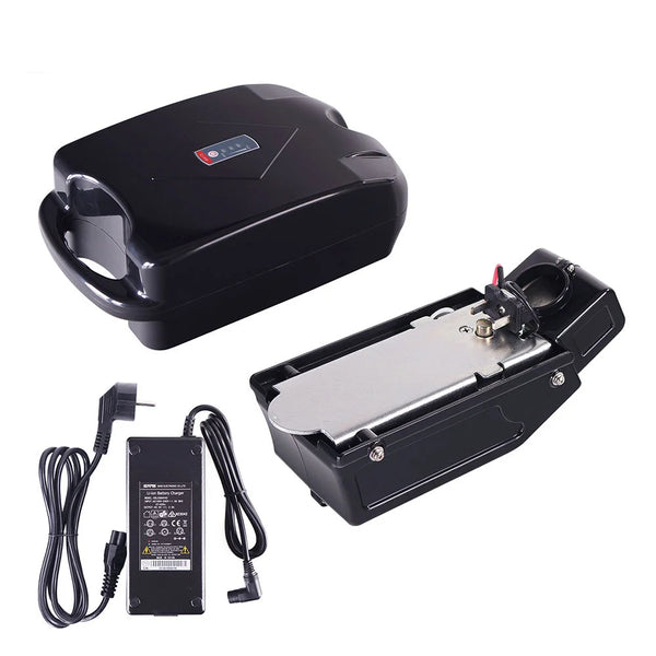 E-Bike Sattelstütze Akku Kit Umbausatz, inkl. Halterung & Ladegerät