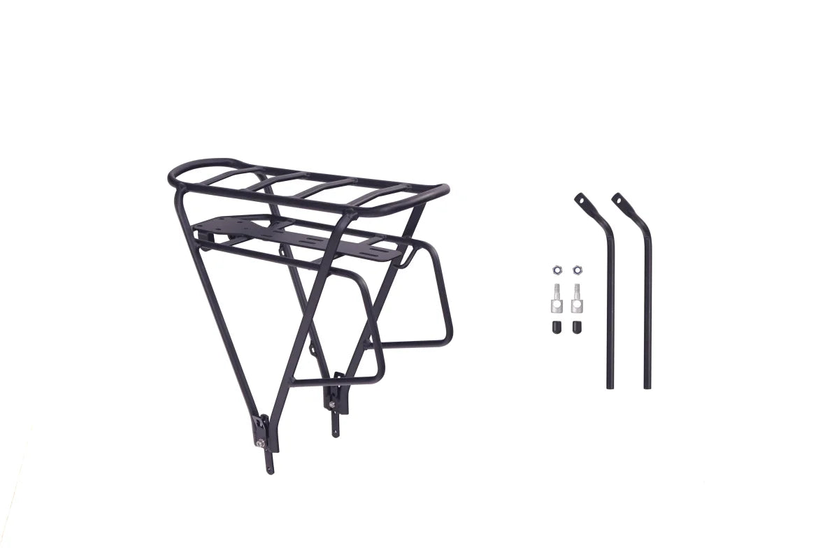 Gepäckträger R3, L=200MM, W=65MM, schwarz, geeignet für NCM Munich/Hamburg/Munich N8C