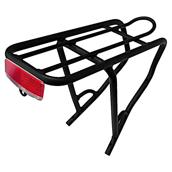 Gepäckträger inkl. Spanninga Rücklicht und Kendo+ Frontlicht für NCM Moscow/Milano/Venice