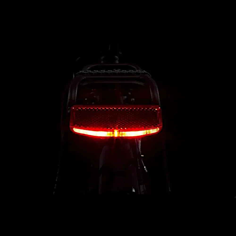 Gepäckträger inkl. Spanninga Rücklicht und Kendo+ Frontlicht für NCM Moscow/Milano/Venice