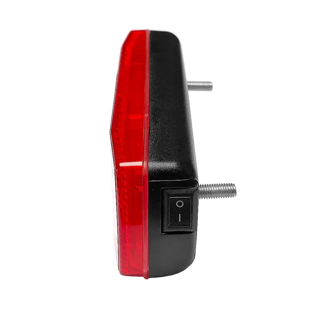 RL810 by Spanninga E-Bike Fahrrad LED Gepäckträger Rücklicht, batteriebetrieben z.B. für NCM E-Bikes