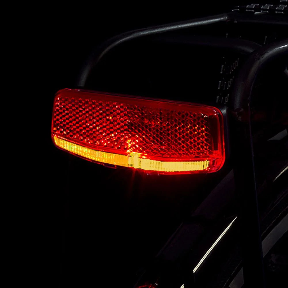 SOLO by Spanninga E-Bike Fahrrad LED Gepäckträger Rücklicht, batteriebetrieben z.B. für NCM E-Bikes